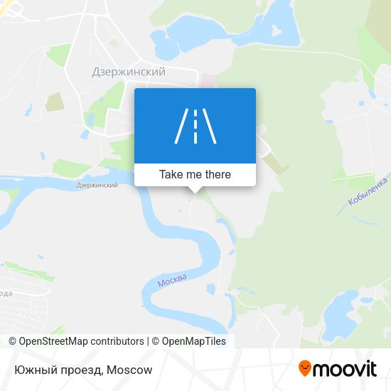 Южный проезд map