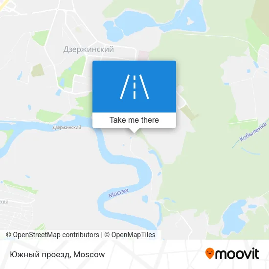 Южный проезд map