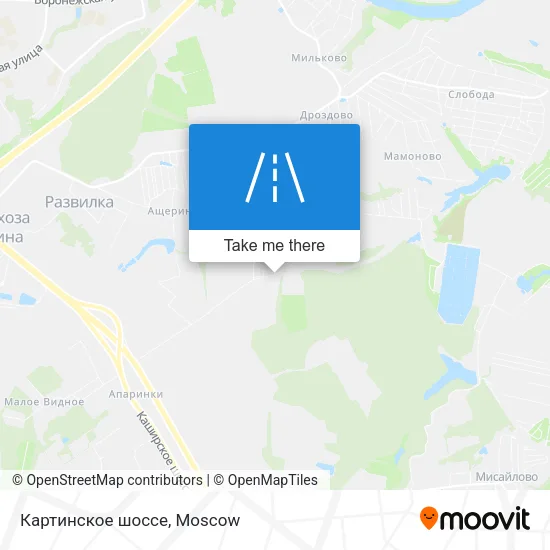 Картинское шоссе map