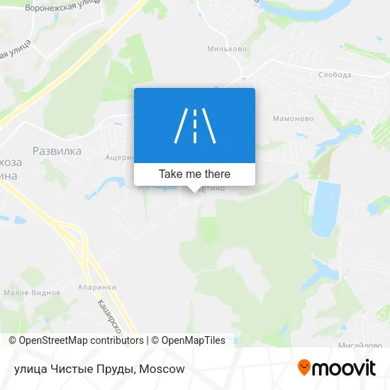 улица Чистые Пруды map