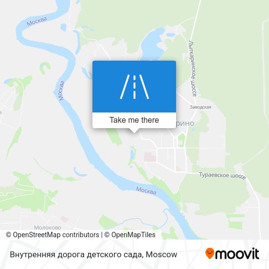 Внутренняя дорога детского сада map