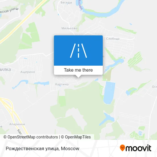 Рождественская улица map