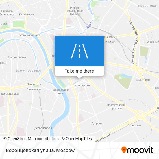 Воронцовская улица map