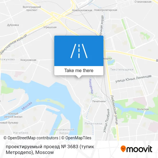 проектируемый проезд № 3683 (тупик Метродепо) map