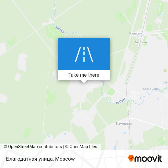 Благодатная улица map