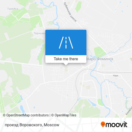 проезд Воровского map