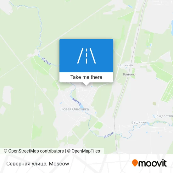 Северная улица map