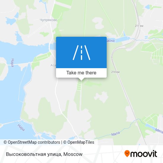 Высоковольтная улица map
