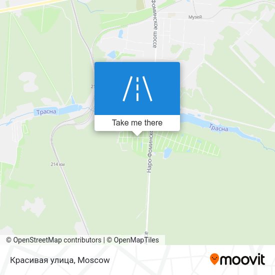 Красивая улица map
