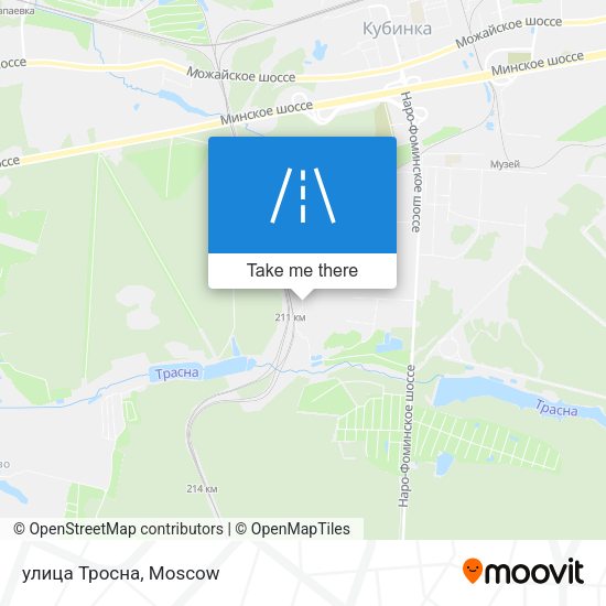 улица Тросна map