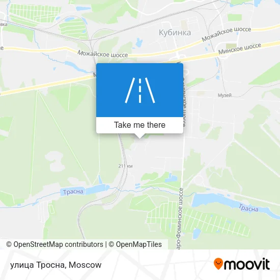 улица Тросна map