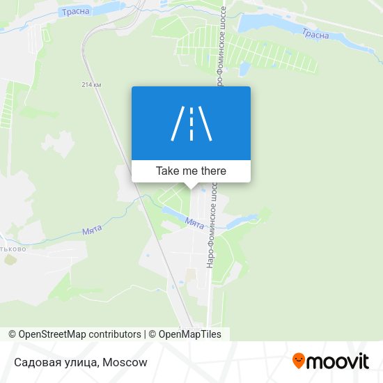 Садовая улица map