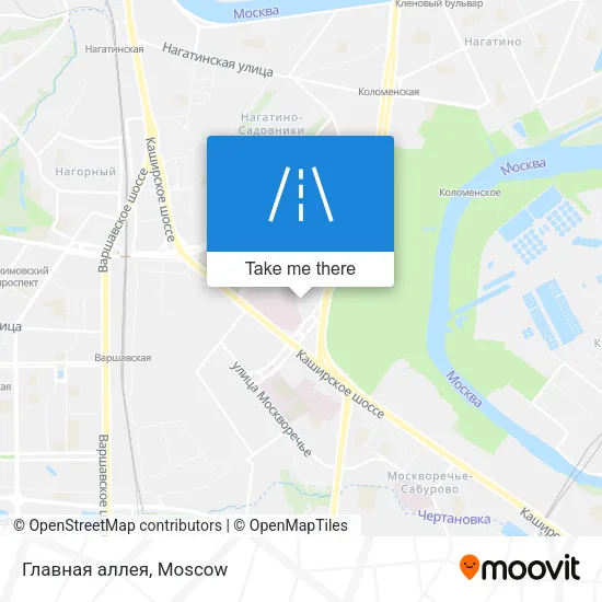 Главная аллея map