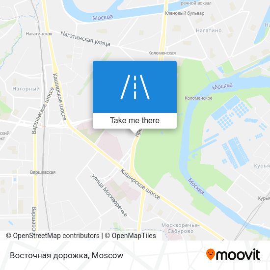 Восточная дорожка map