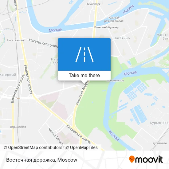 Восточная дорожка map
