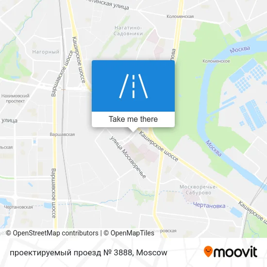 проектируемый проезд № 3888 map