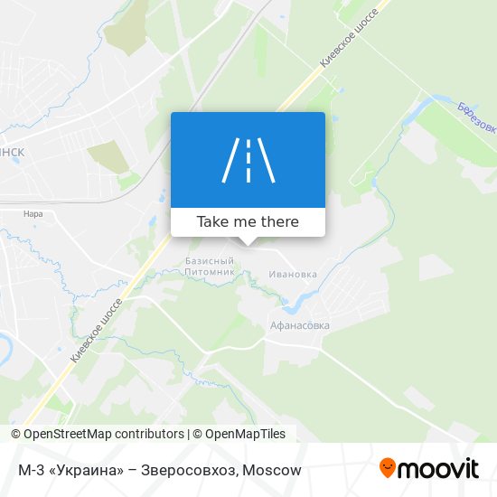 М-3 «Украина» – Зверосовхоз map