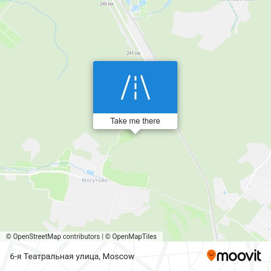 6-я Театральная улица map