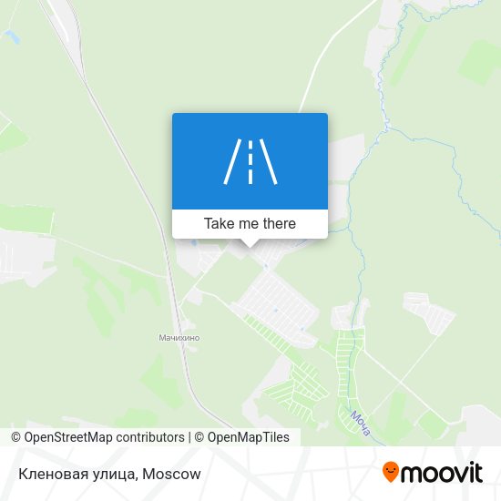 Кленовая улица map