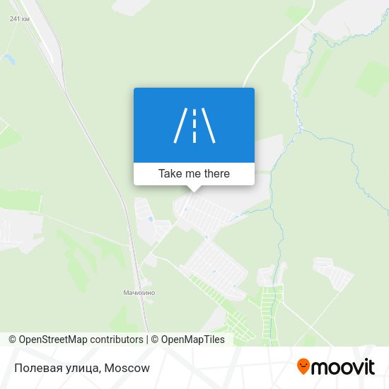 Полевая улица map