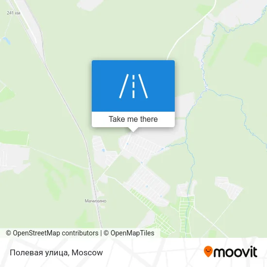 Полевая улица map