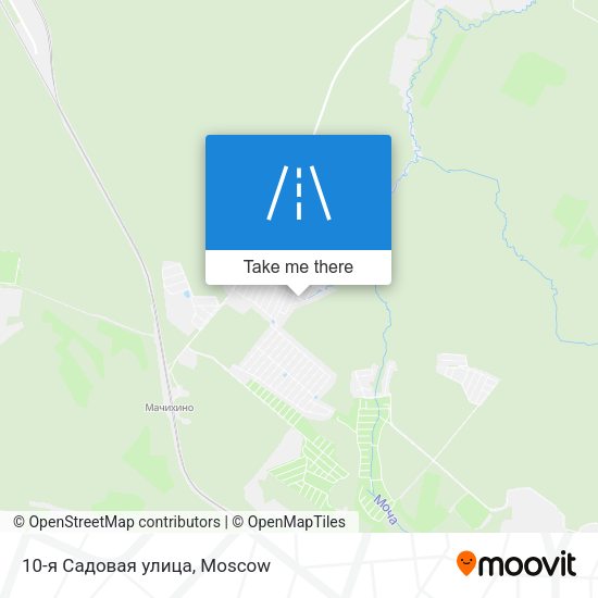 10-я Садовая улица map