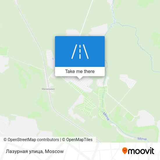 Лазурная улица map