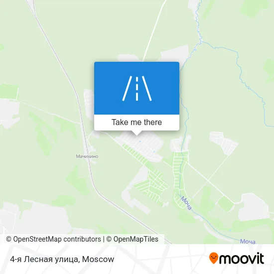 4-я Лесная улица map