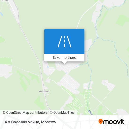 4-я Садовая улица map