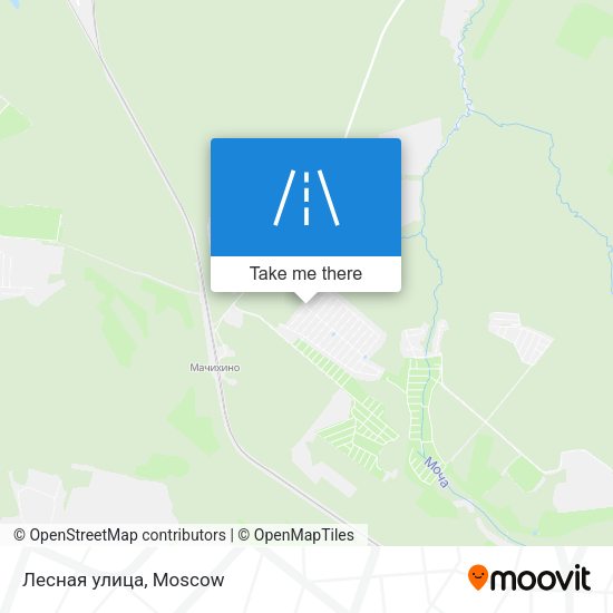 Лесная улица map