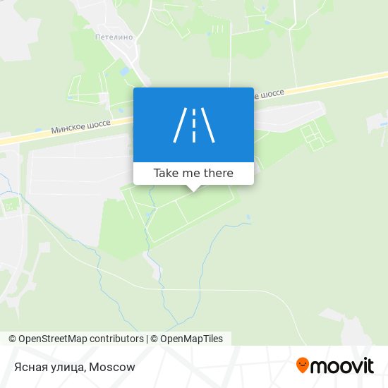 Ясная улица map