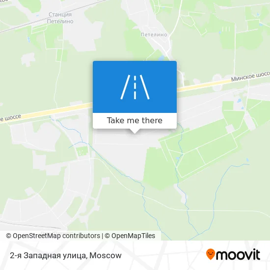 2-я Западная улица map