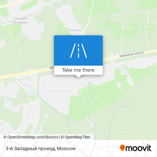 3-й Западный проезд map