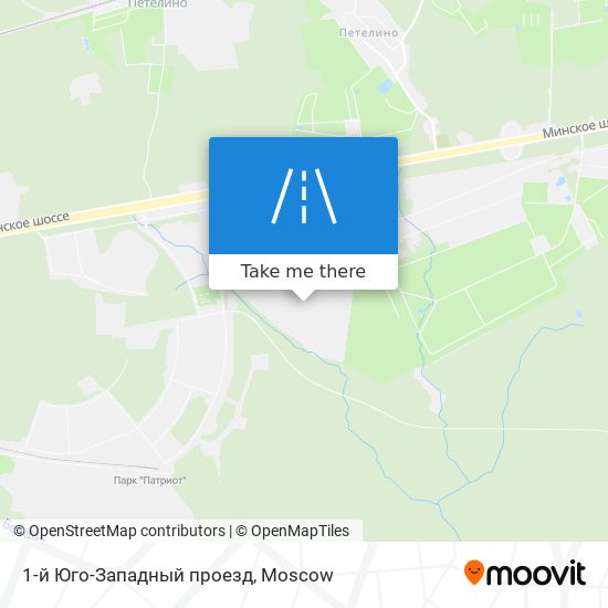 1-й Юго-Западный проезд map