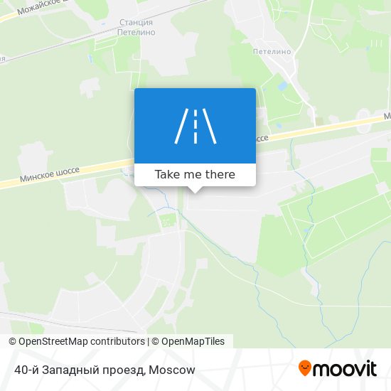 40-й Западный проезд map