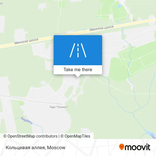 Кольцевая аллея map