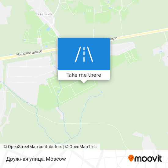 Дружная улица map