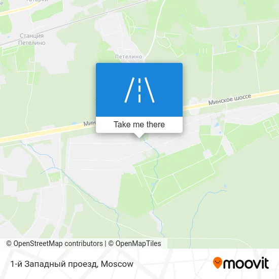 1-й Западный проезд map