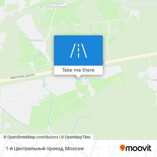 1-й Центральный проезд map