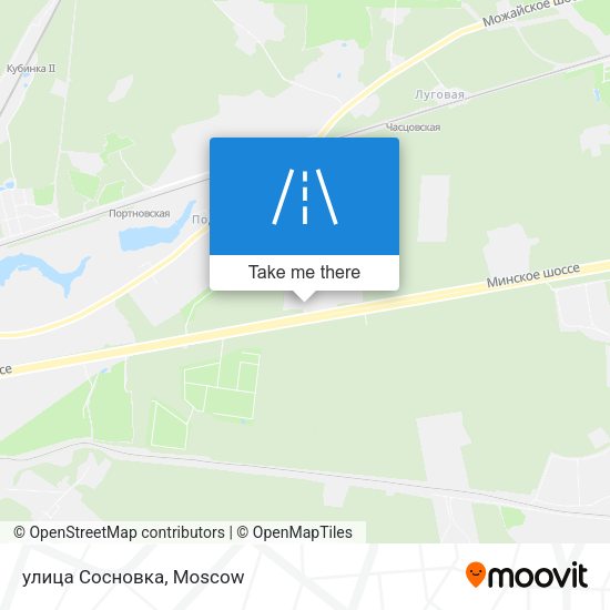 улица Сосновка map