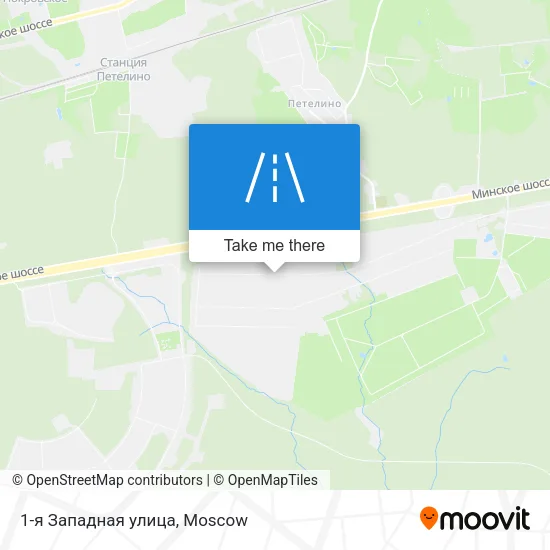 1-я Западная улица map