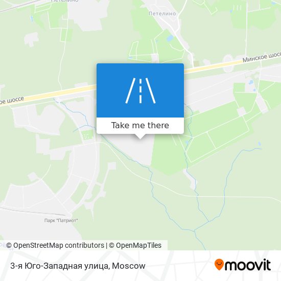 3-я Юго-Западная улица map