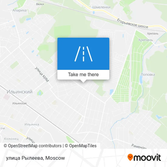 улица Рылеева map