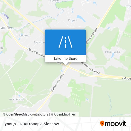 улица 1-й Автопарк map