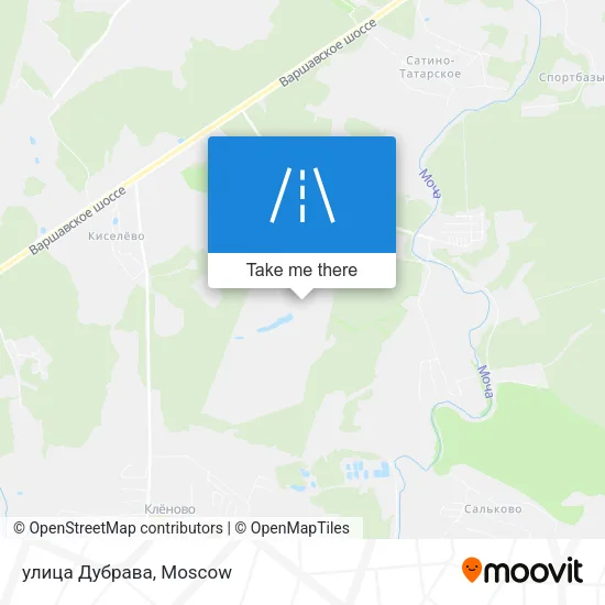 улица Дубрава map