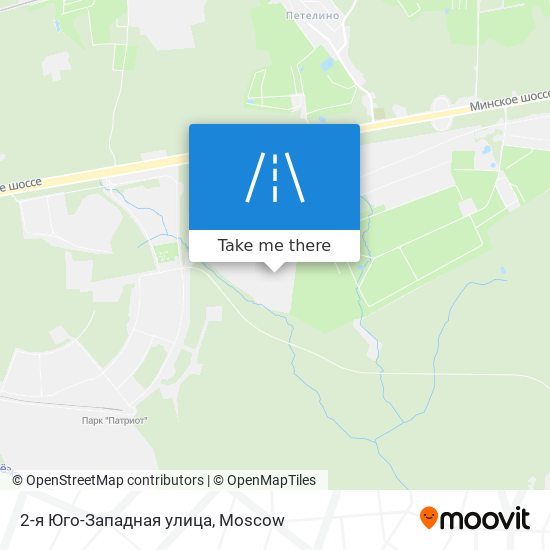 2-я Юго-Западная улица map