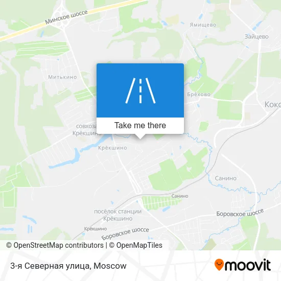 3-я Северная улица map