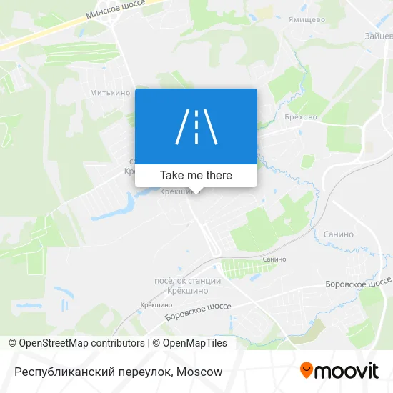 Республиканский переулок map