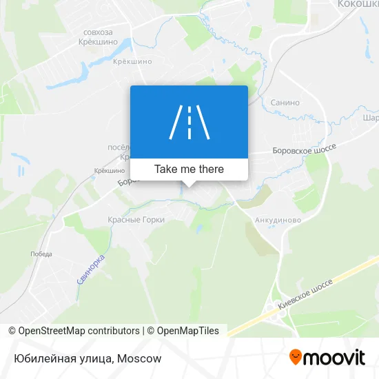 Юбилейная улица map