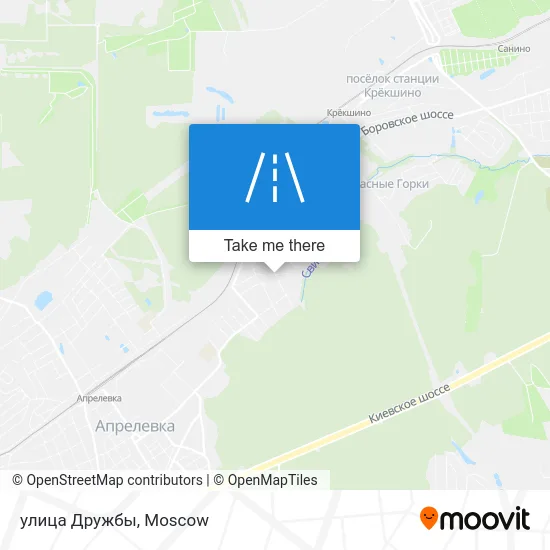 улица Дружбы map